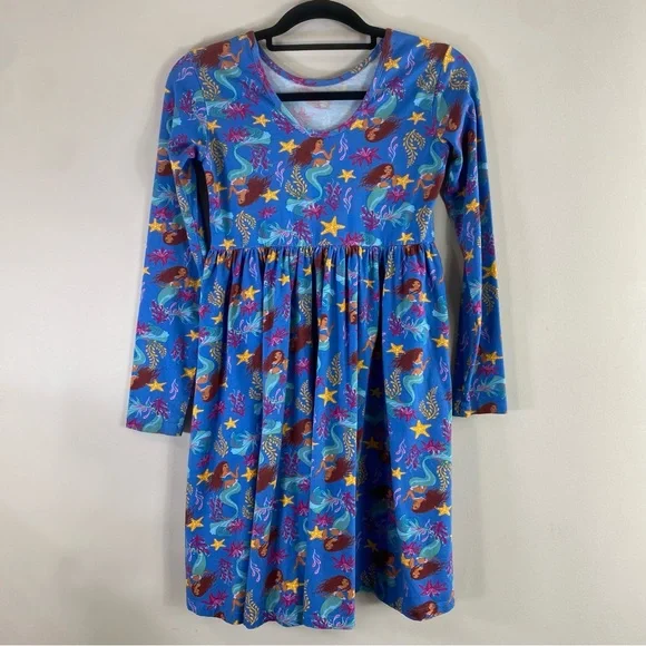 Hanna Anderson‎ x Disney Live-Action Cartoon Ariel Little Mermaid Dress Sz 12 - Picture 6 of 13